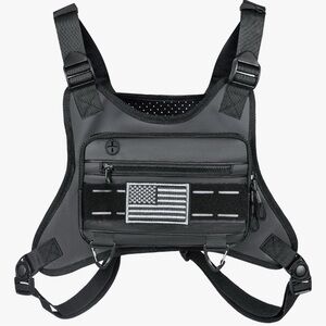 Tactical Black Chest Bag
